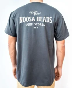 Golden Breed Tees-Noosa Easy Rider Tee | Wash Black
