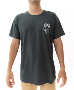 Golden Breed Tees-Noosa Palm Loco | Wash Black