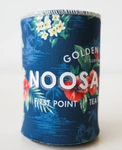 Golden Breed Stubby Holders-Noosa Stubby Holder Aloha | Dark Navy