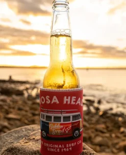 Golden Breed Stubby Holders-Noosa Stubby Kombi | Wash Red