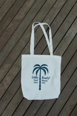 Golden Breed Bags-Palm Loco Tote Bag | Off White