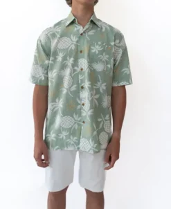 Golden Breed Hawaiian Shirts|Shirts-Pine-Palm Shirt |