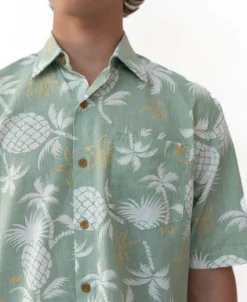 Golden Breed Hawaiian Shirts|Shirts-Pine-Palm Shirt |