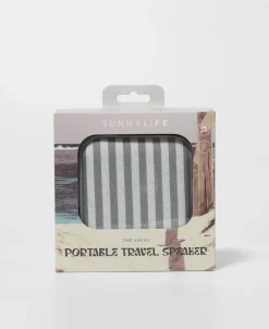 Golden Breed Sunny Life-Portable Travel Speaker The Vacay | Olive Stripe