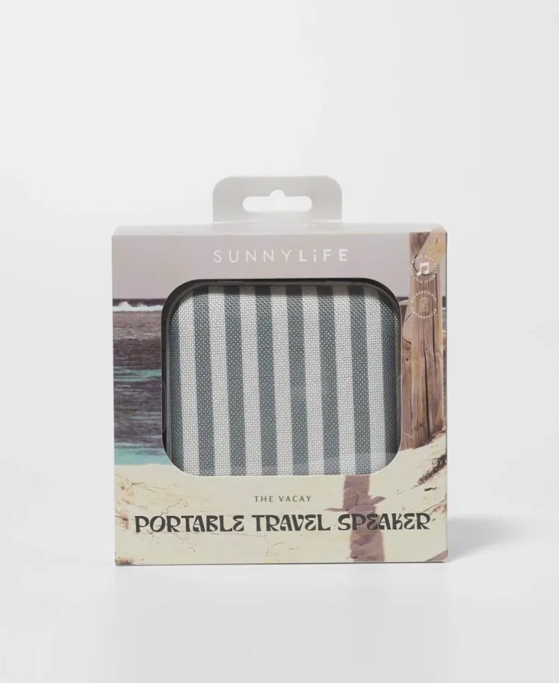 Golden Breed Sunny Life-Portable Travel Speaker The Vacay | Olive Stripe