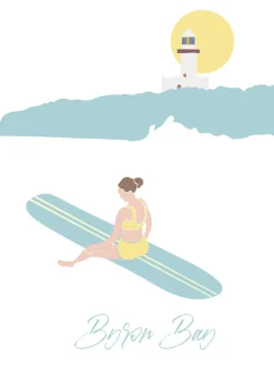 Golden Breed Location Postcards-Postcard Byron Light House Gen