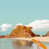 Golden Breed Location Postcards-Postcard The Pass