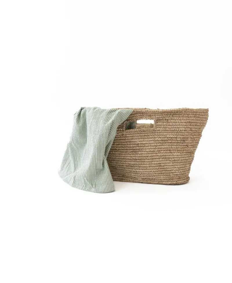 Golden Breed Bags-Raffia Basket |