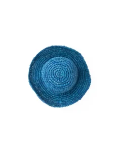 Golden Breed Bucket Hats-Raffia Bucket Hat with Brim |