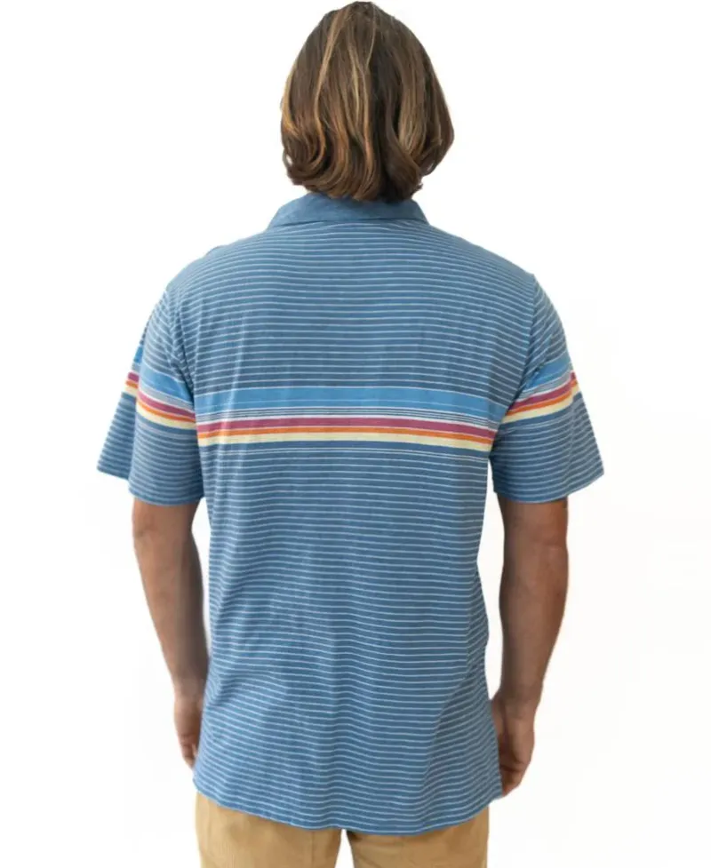 Golden Breed Polo Tops-Ralph Polo | Dusty Blue