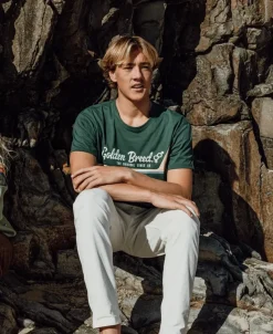 Golden Breed Tees-Retro Classic Tee | Ivy Green