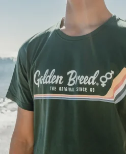 Golden Breed Tees-Retro Classic Tee | Ivy Green