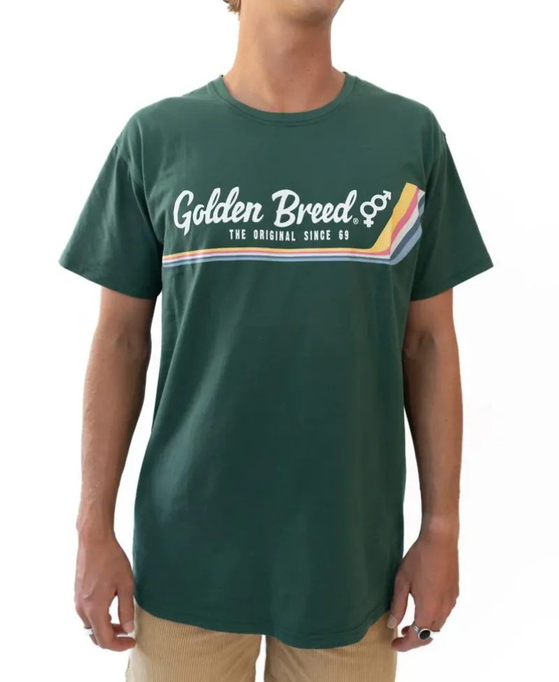 Golden Breed Tees-Retro Classic Tee | Ivy Green