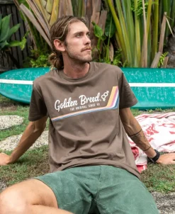 Golden Breed Tees-Retro Classic Tee | Wash Brown