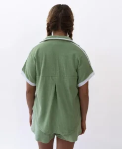 Women Golden Breed Shirts-Retro Eka Shirt | Moss