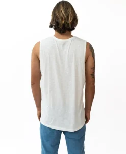 Golden Breed Muscle Tank-Retro Muscle Tank | Off White