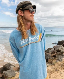 Golden Breed Hoodies & Sweats|Rag Tops-Retro Rag Top | Sky Marle