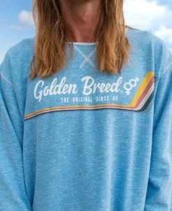 Golden Breed Hoodies & Sweats|Rag Tops-Retro Rag Top | Sky Marle
