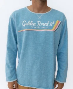 Golden Breed Hoodies & Sweats|Rag Tops-Retro Rag Top | Sky Marle