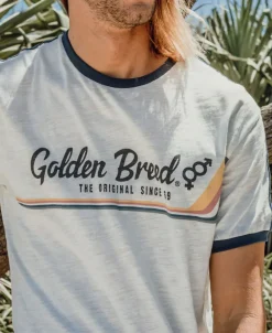 Golden Breed Tees-Retro Ringer Tee |