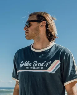 Golden Breed Tees-Retro Ringer Tee |