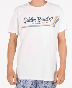 Golden Breed Tees-Retro Tee | Off White
