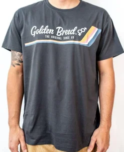 Golden Breed Tees-Retro Tee | Wash Black