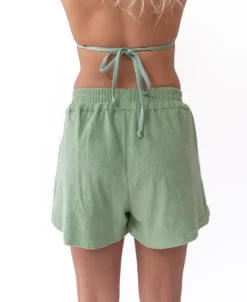 Women Golden Breed Shorts-Retro Tilly Short | Moss
