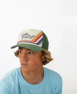 Golden Breed Hats & Caps|Hats & Caps-Retro Trucker Cap |