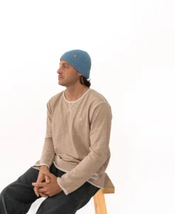 Golden Breed Beanies-Rib Wool Beanie | Blue