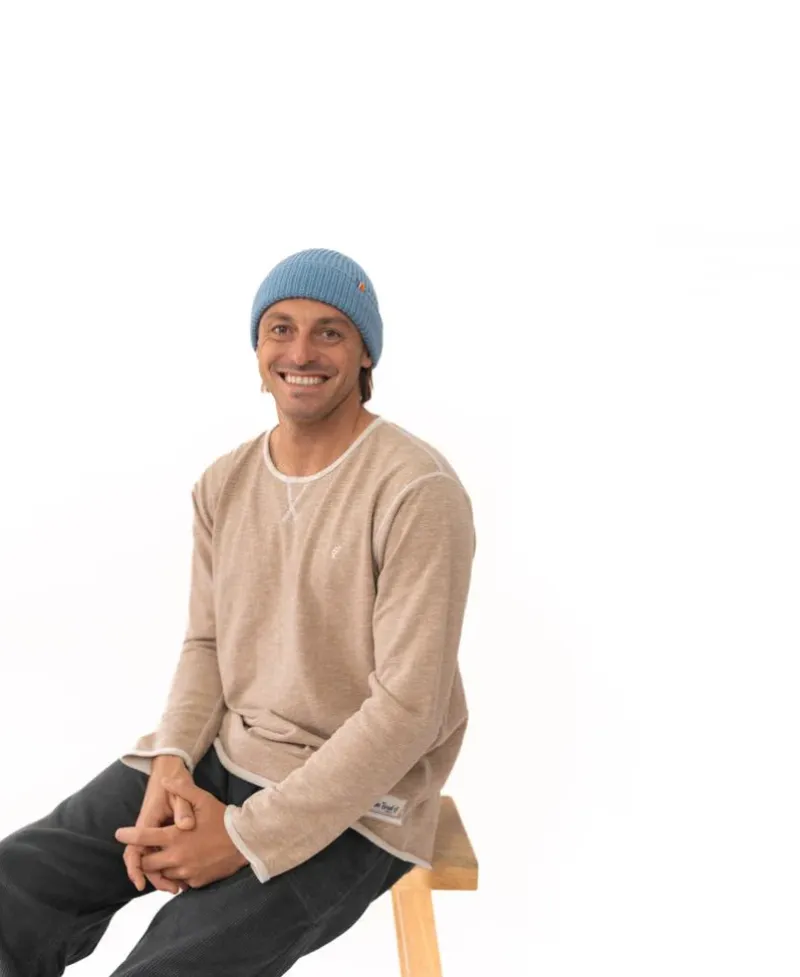Golden Breed Beanies-Rib Wool Beanie | Blue