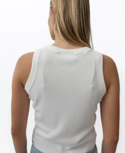 Women Golden Breed Tanks-Ronnie Rib Tank | Off White