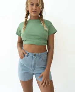 Women Golden Breed Shorts-Rudi Short | Blue Denim