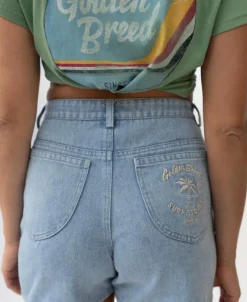 Women Golden Breed Shorts-Rudi Short | Blue Denim