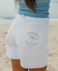 Women Golden Breed Shorts-Rudi Short | Off White Denim