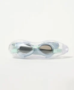 Golden Breed Sunny Life-Salty the Shark Mini Swim Goggles | Aqua
