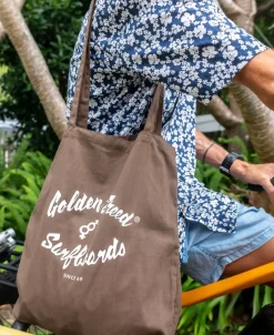 Golden Breed Bags-Surf Logo Tote Bag |