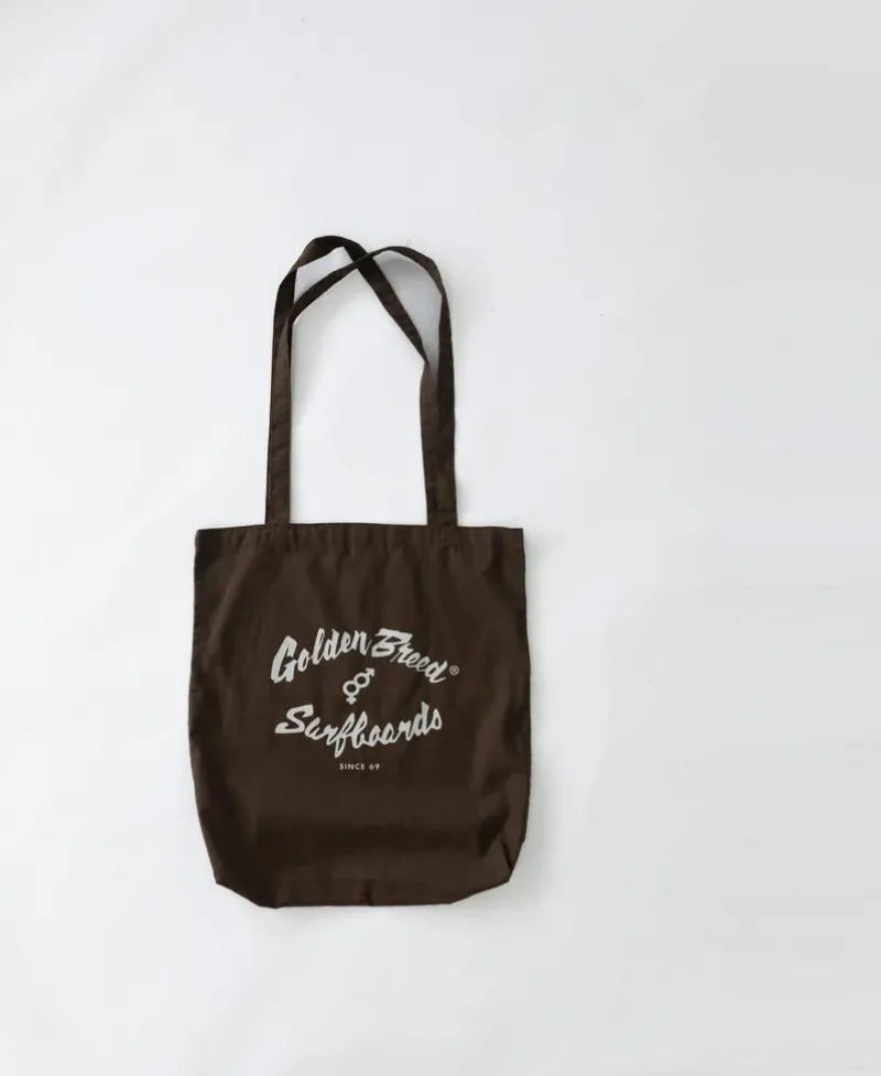 Golden Breed Bags-Surf Logo Tote Bag |